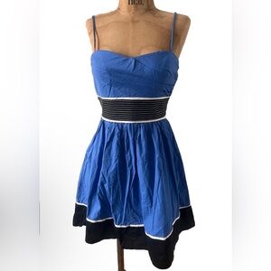 NWOT Speechless Blue Black Tie Sz 7